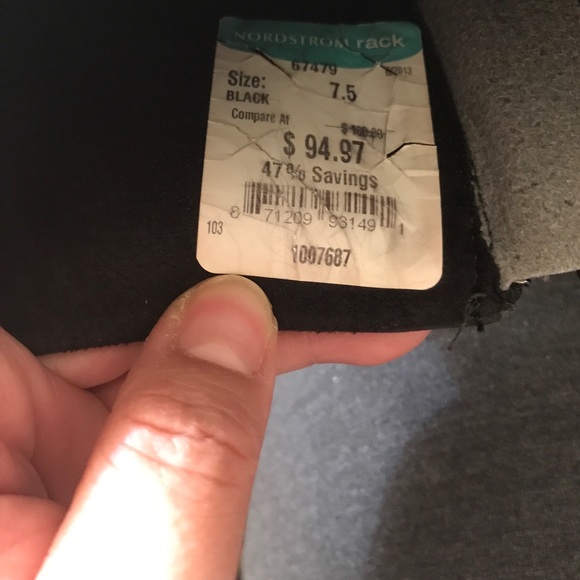 Keen leather knee high black platform wedge boots 7.5 - Picture 7 of 7